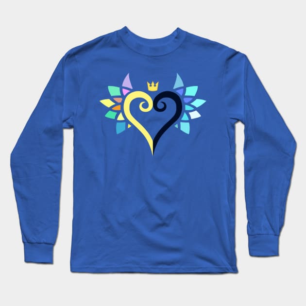 Kingdom Hearts Sora and Riku Connected Heart Long Sleeve T-Shirt by The Curio Art Shop